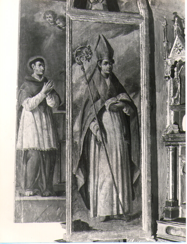 Santi (dipinto, complesso decorativo) - ambito napoletano (prima metà sec. XVI)
