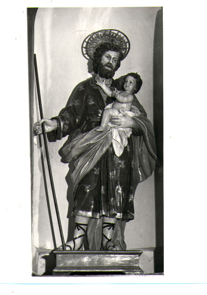 San Giuseppe con Bambino (scultura) - bottega napoletana (sec. XVIII)