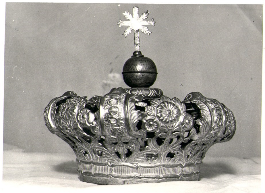 corona da statua - bottega agnonese (sec. XX)