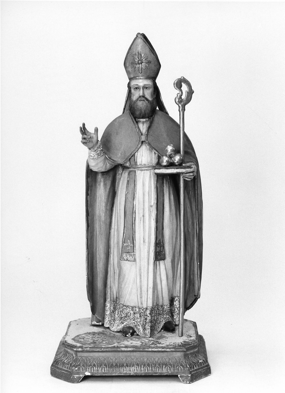 San Nicola di Bari (statua) - bottega molisana (seconda metà sec. XVIII)