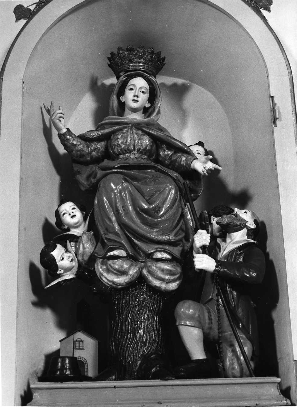 Madonna (gruppo scultoreo) - bottega molisana (sec. XVIII)