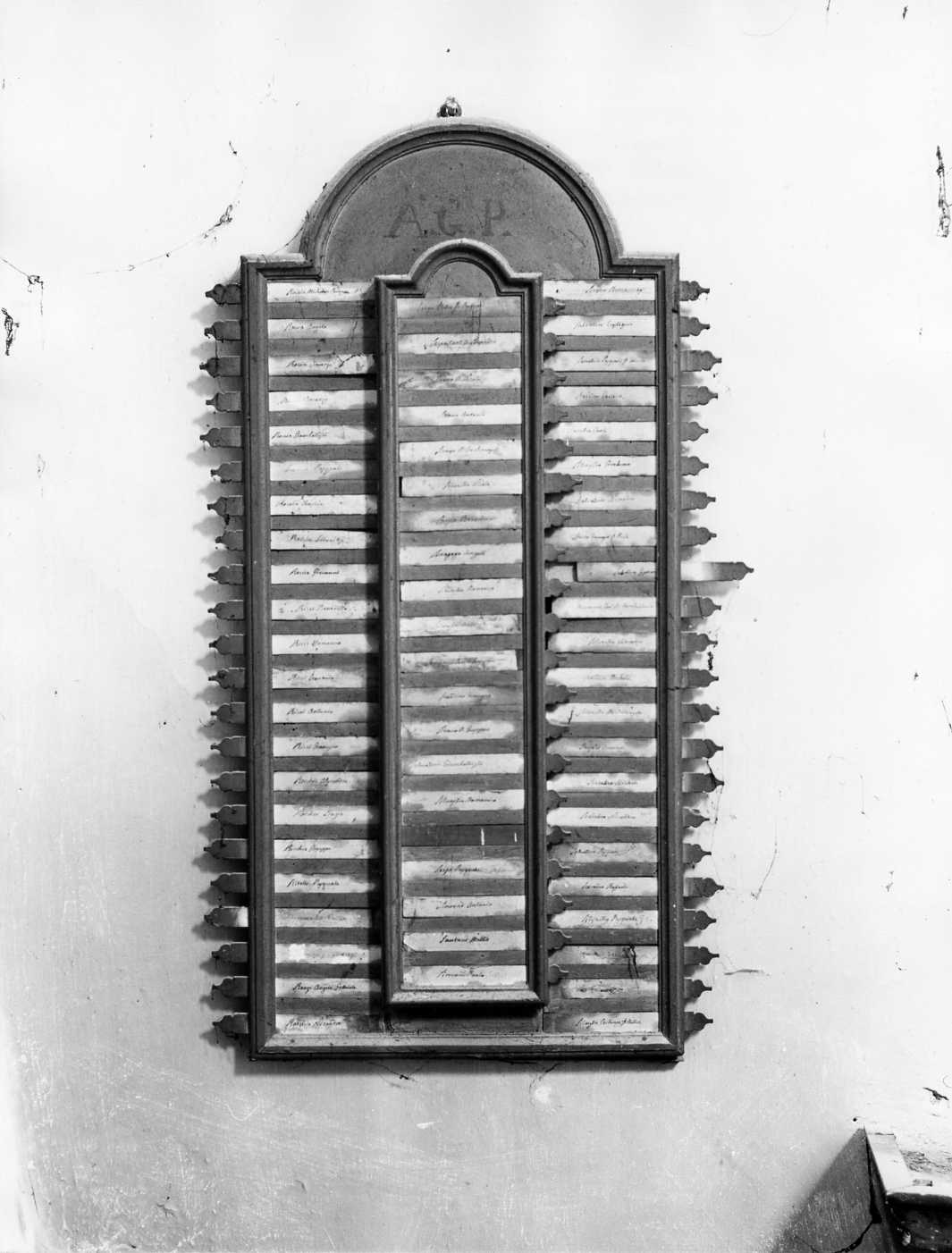 tabella di confraternita - bottega molisana (sec. XIX)