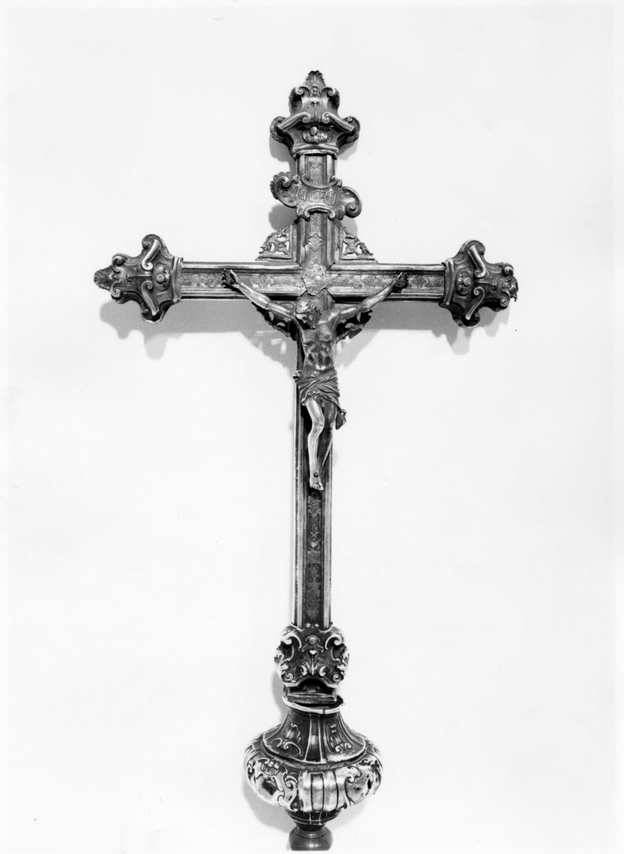 croce processionale - bottega napoletana (terzo quarto sec. XVIII)