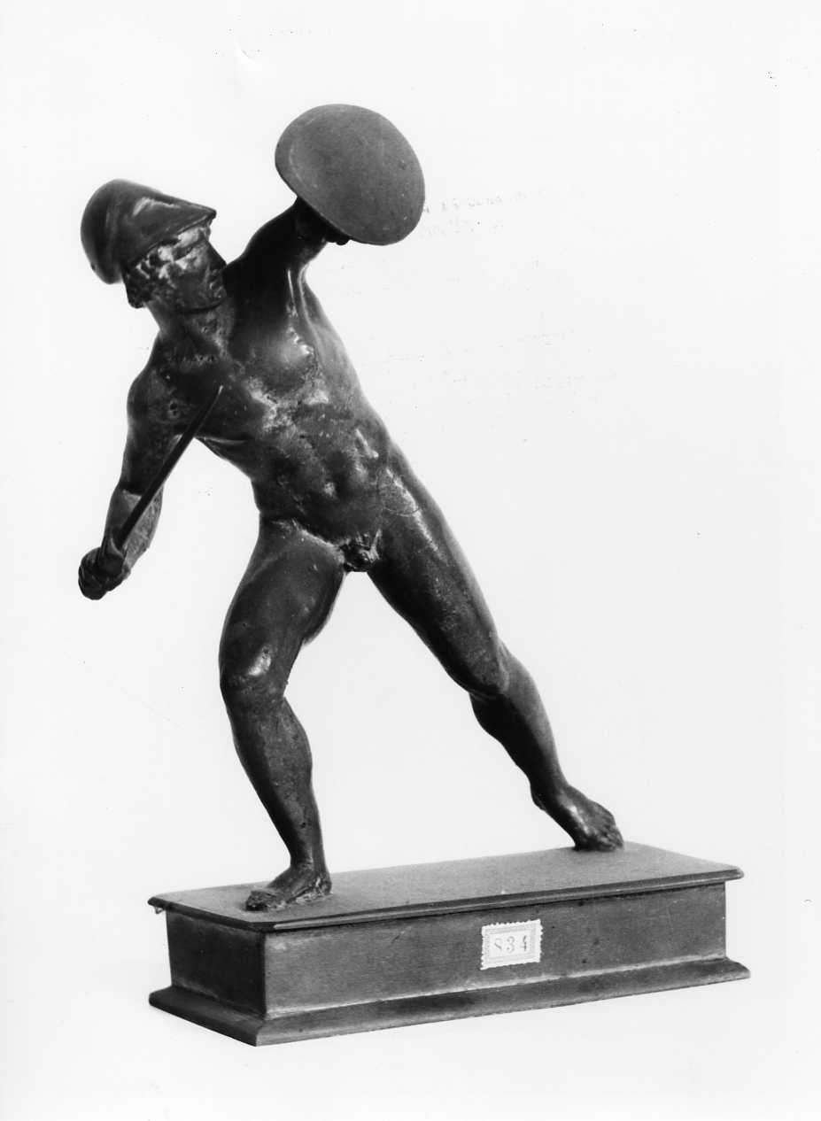 gladiatore (statua, opera isolata) - bottega Italia meridionale (sec. XIX)