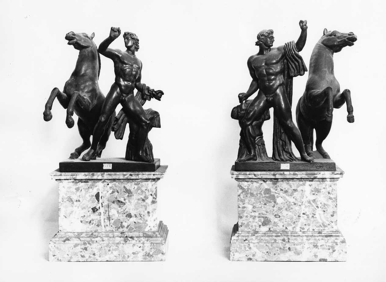 Castore e Polluce (statua, coppia) - bottega Italia meridionale (sec. XIX)