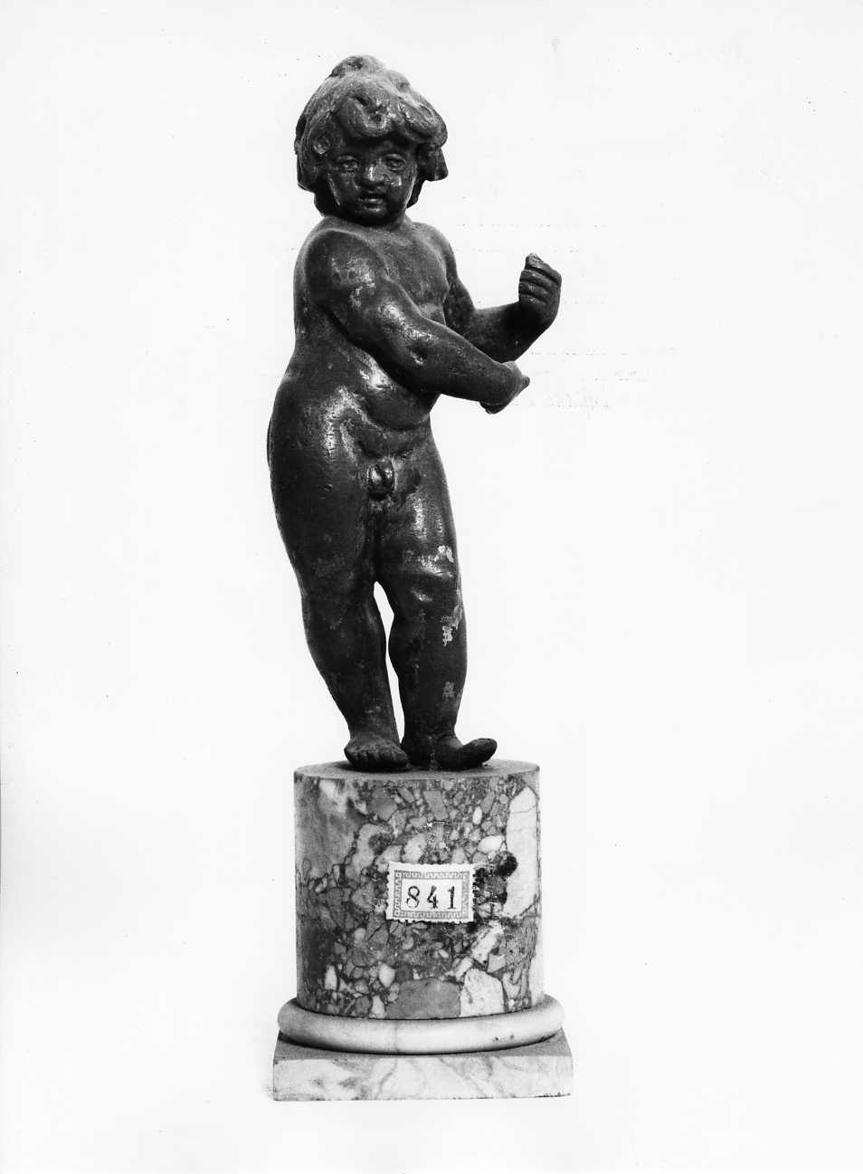 putto (statua, opera isolata) - bottega Italia meridionale (fine/inizio secc. XVII/ XVIII)
