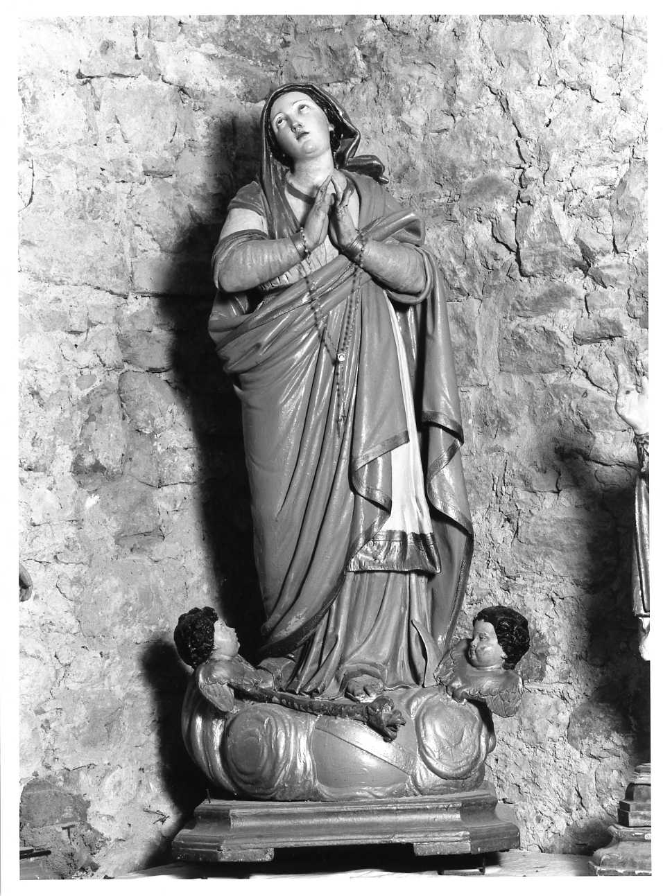 Immacolata Concezione (scultura) - bottega napoletana (seconda metà sec. XIX)