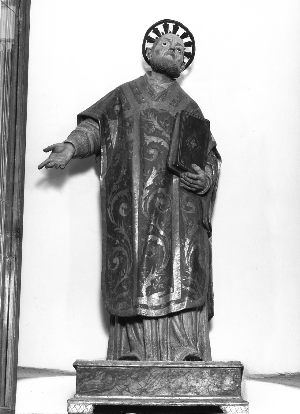 San Filippo Neri (scultura) - bottega napoletana (prima metà sec. XIX)