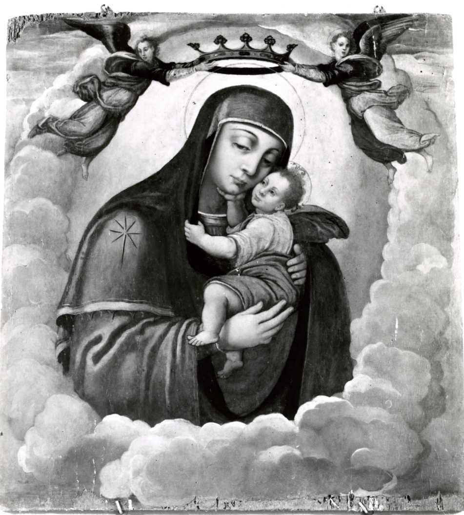 Madonna con Bambino (dipinto) - ambito napoletano (fine/inizio secc. XVI/ XVII)