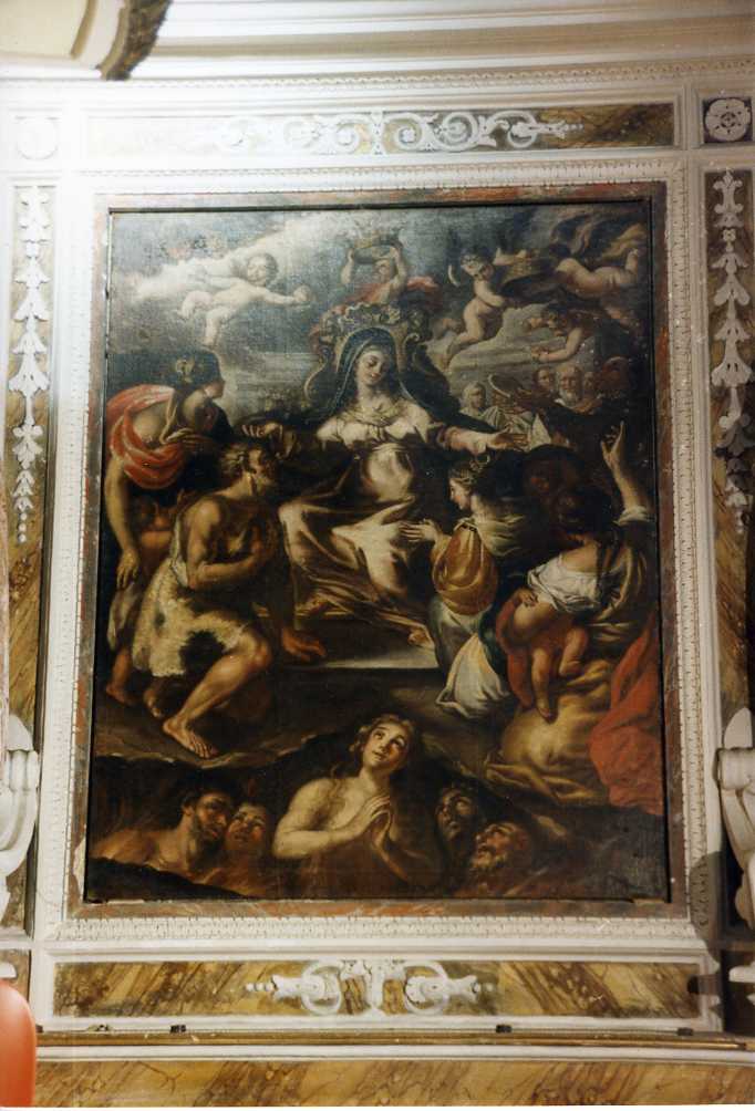 Madonna della Mercede con anime del Purgatorio (dipinto) - ambito molisano (primo quarto sec. XVIII)