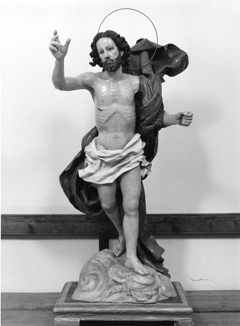 Cristo risorto (statua, opera isolata) di Falcucci Michele (scuola) (sec. XIX)