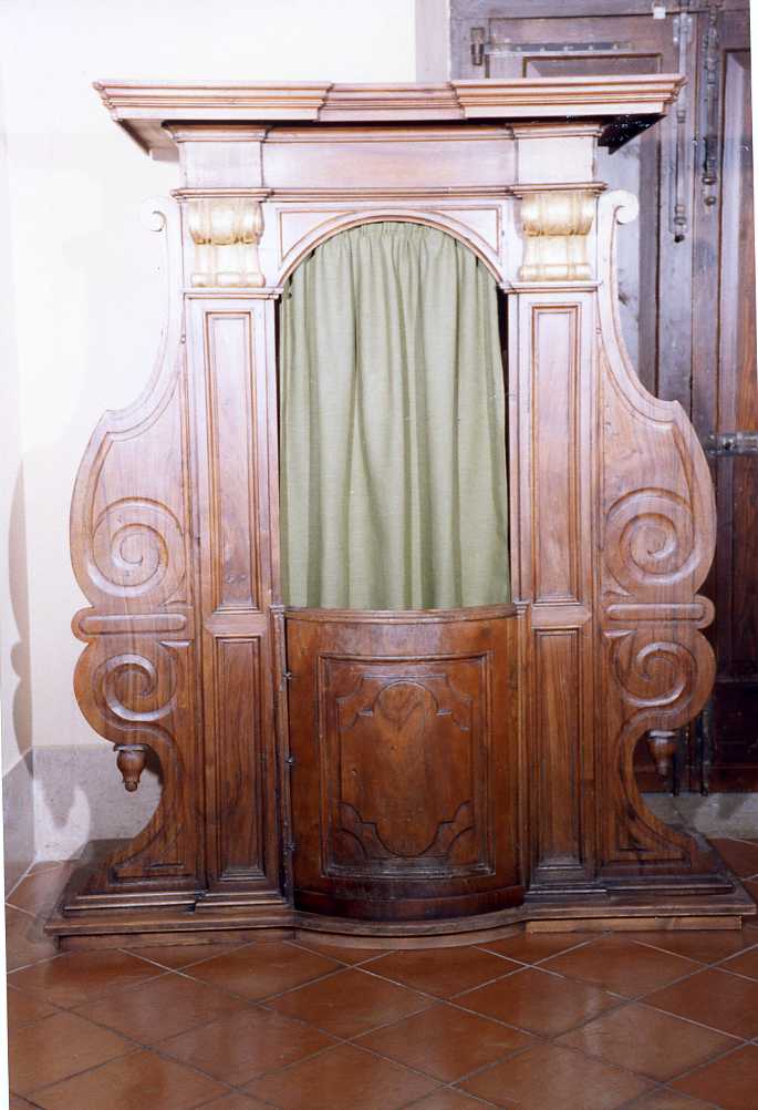 confessionale, serie - bottega molisana (sec. XVII)
