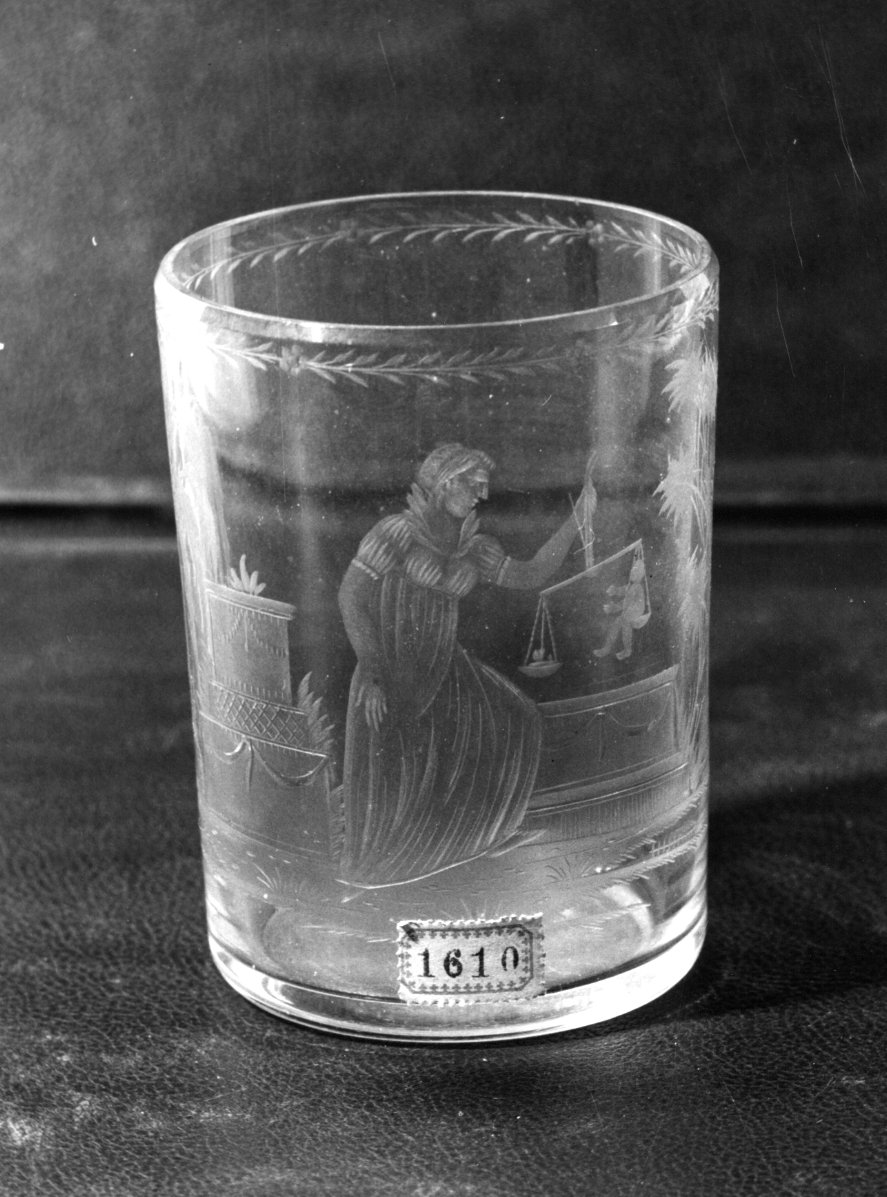 bicchiere - manifattura tedesca (secc. XVIII/ XIX)