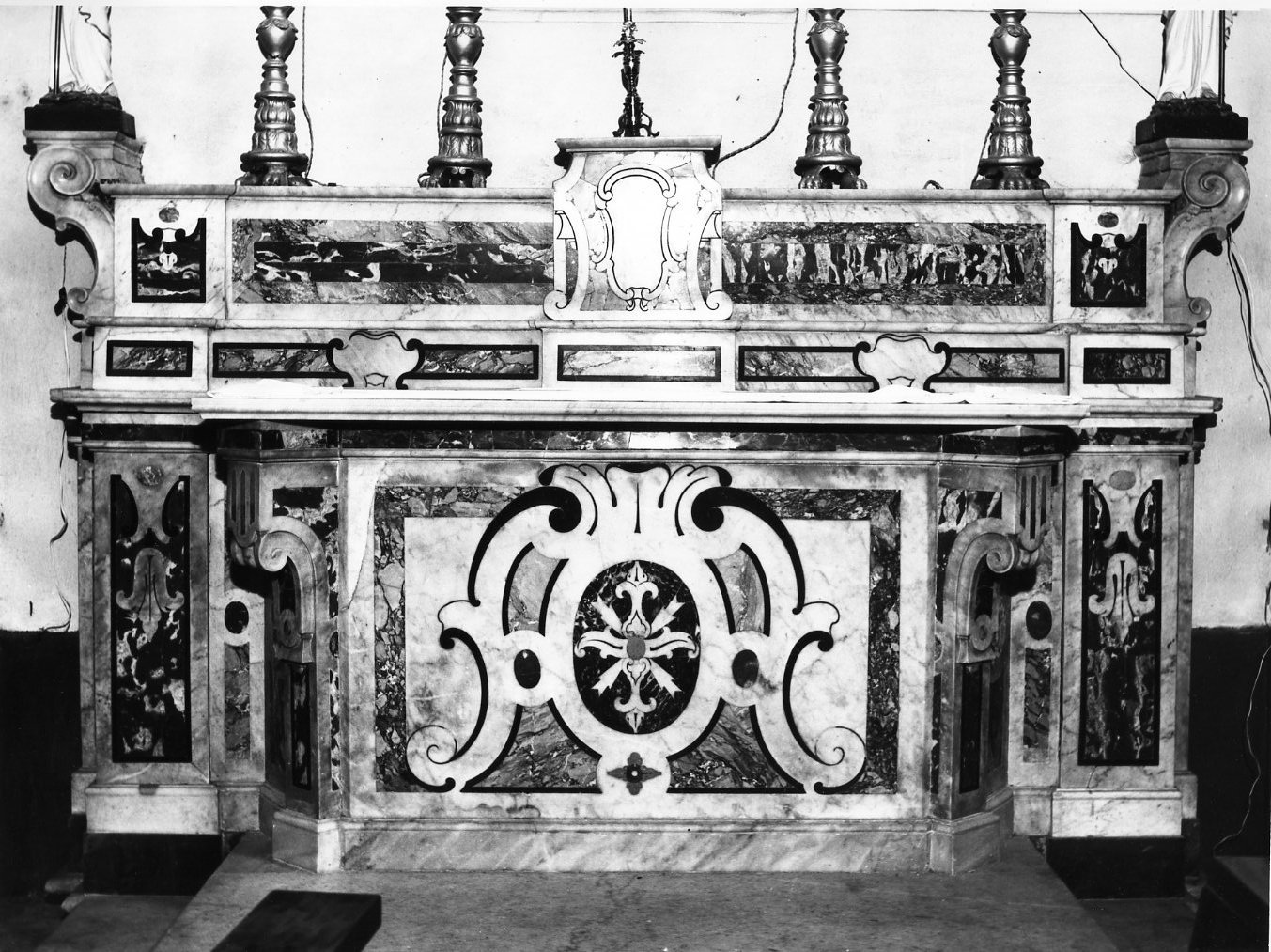 altare, serie - bottega napoletana (sec. XVIII)
