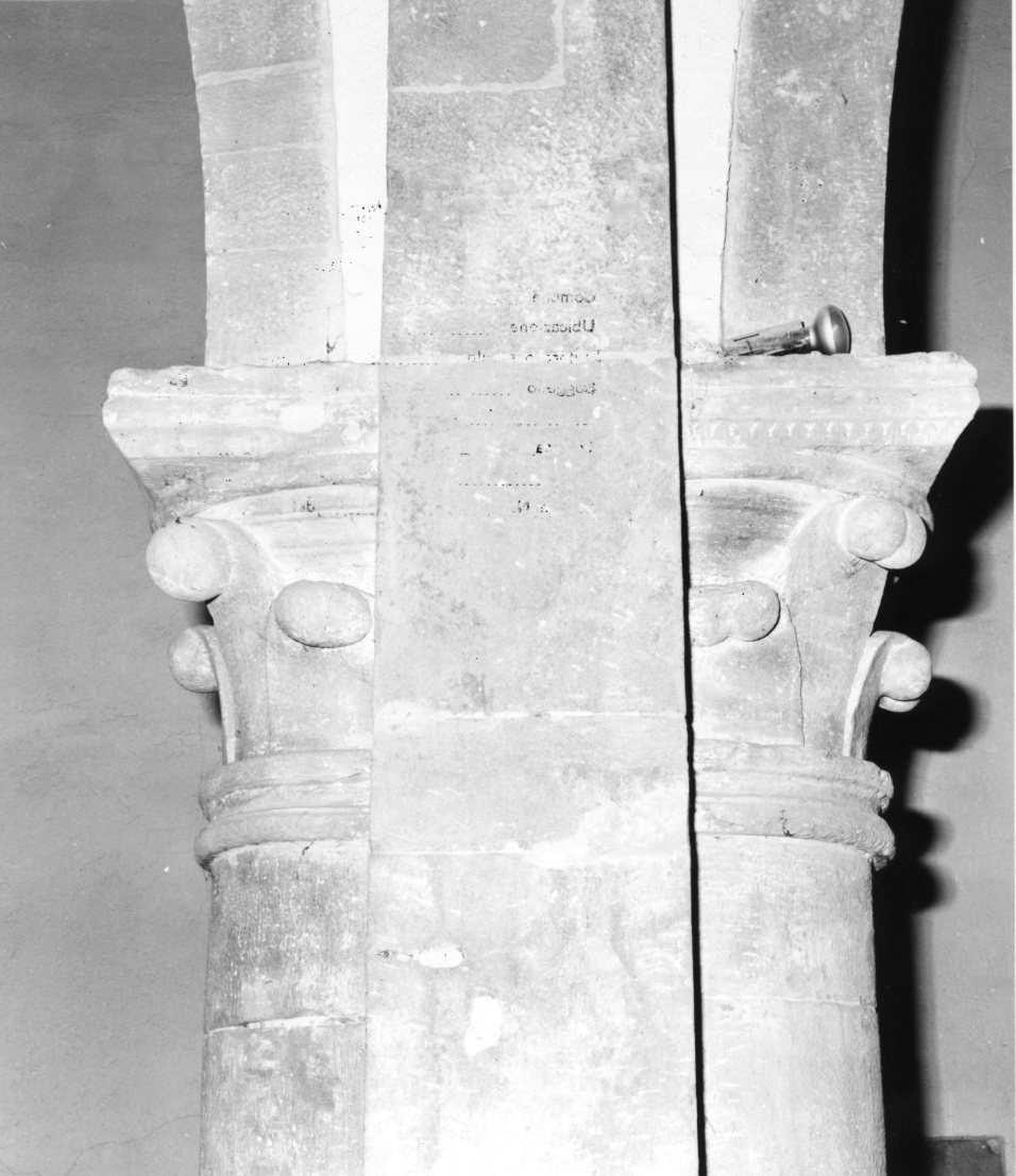 capitello, coppia - bottega molisana (sec. XIII)