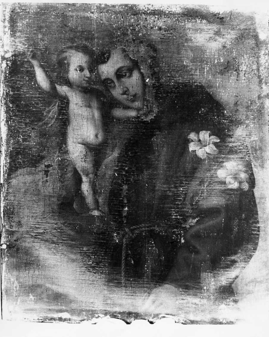 Sant'Antonio da Padova (dipinto) - ambito Italia meridionale (secc. XVII/ XVIII)