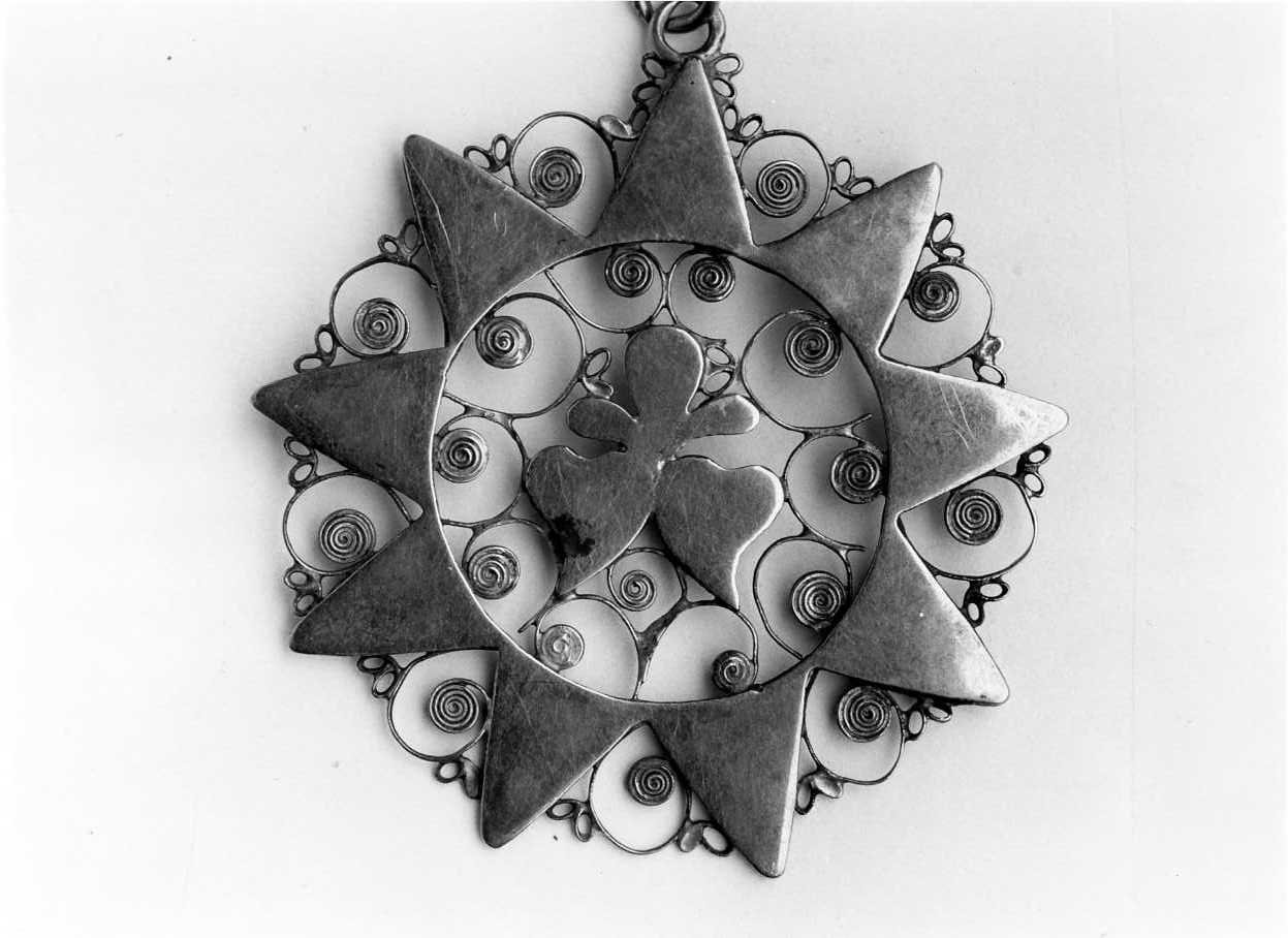 pendente - a stella - bottega Italia meridionale (secc. XIX/ XX)