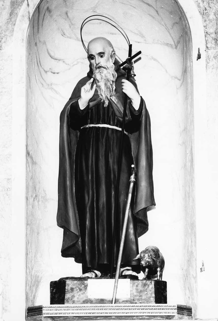 Sant'Antonio Abate (statua) - bottega molisana (secc. XIX/ XX)
