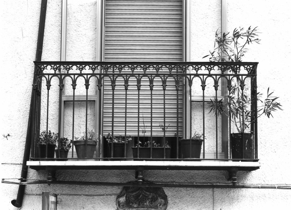 ringhiera di balcone - bottega molisana (sec. XIX)