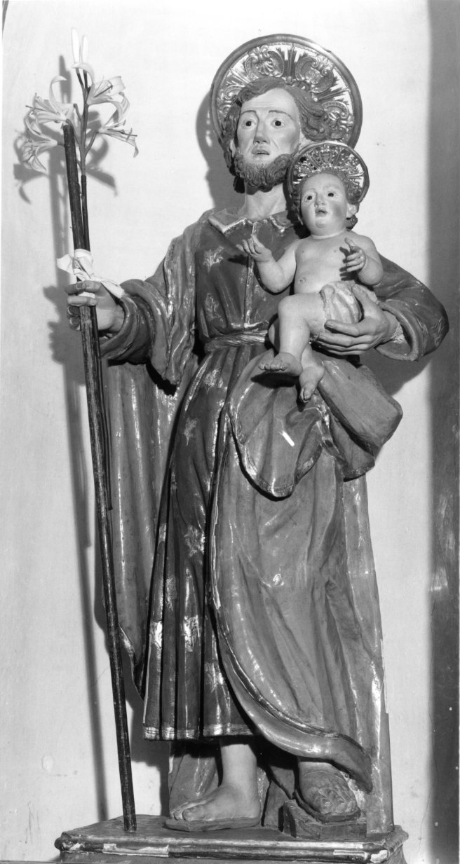 San Giuseppe e Gesù Bambino (statua) - bottega molisana (sec. XVIII)