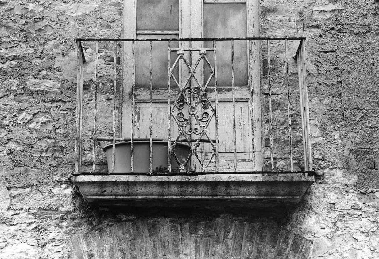 ringhiera di balcone, serie - bottega molisana (seconda metà sec. XIX)