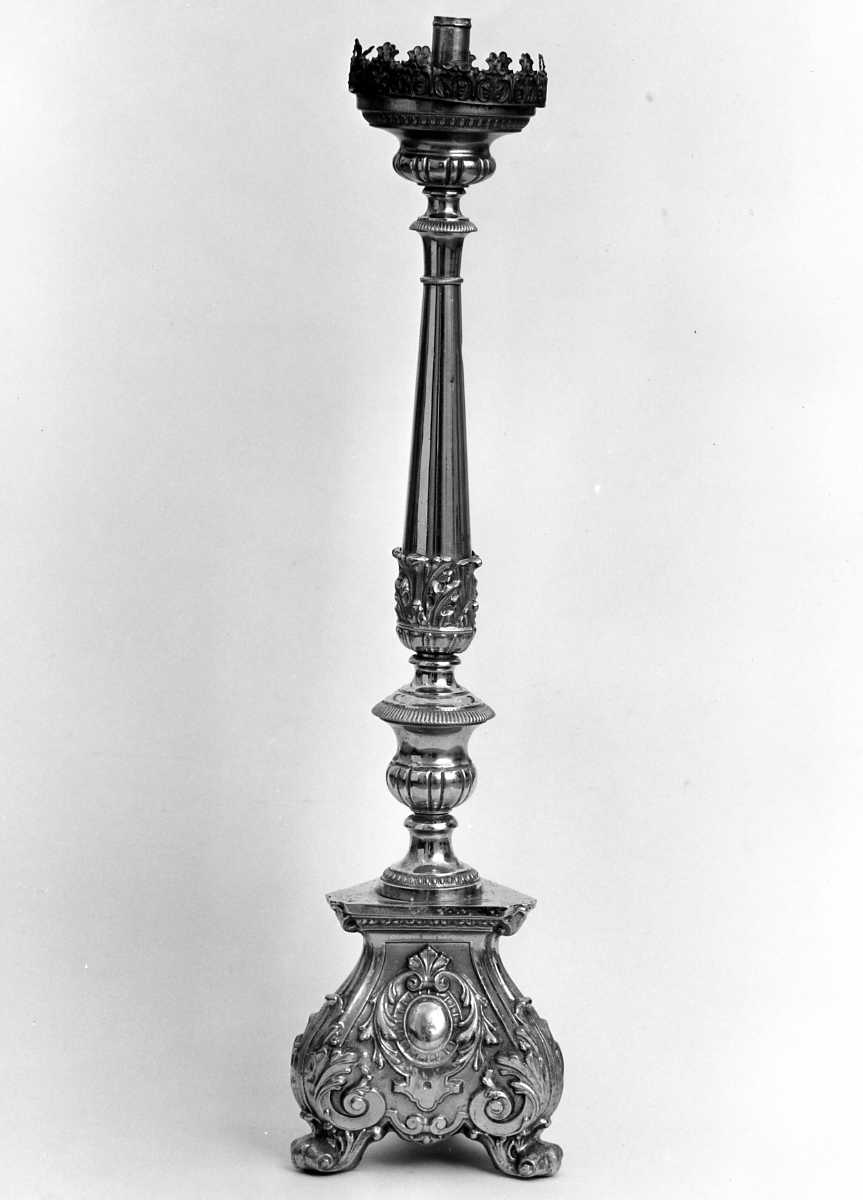 candelabro, serie - bottega molisana (secc. XVIII/ XIX)