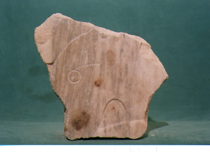 rilievo, frammento - bottega Italia meridionale (fine/inizio secc. XI/ XII)