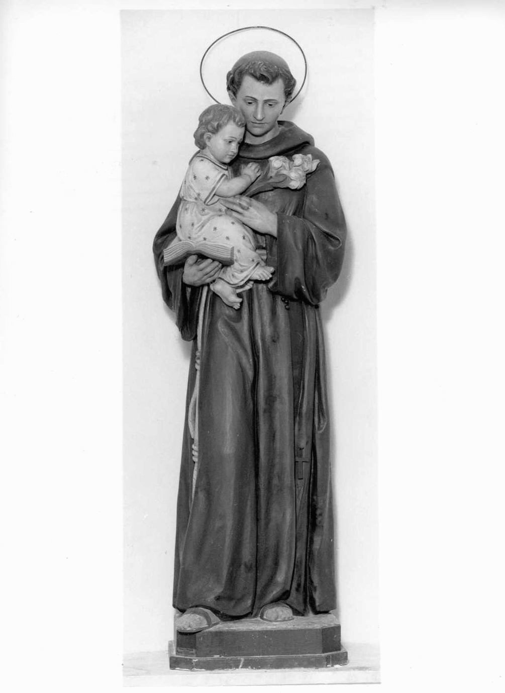 Sant'Antonio da Padova con il bambino (statua) di Ditta Insam & Prinoth (prima metà sec. XX)