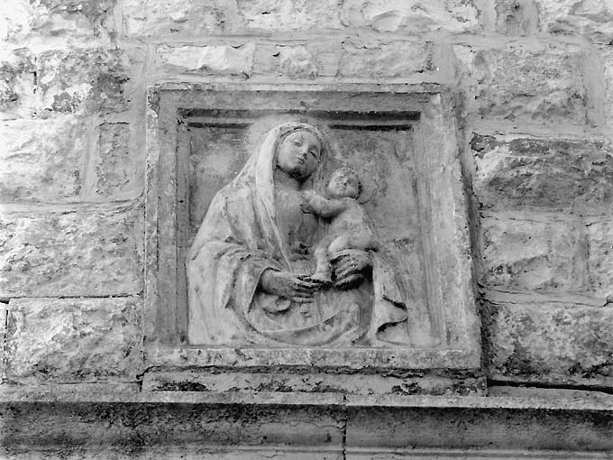 Madonna con Bambino (rilievo) - produzione pugliese (sec. XVII)