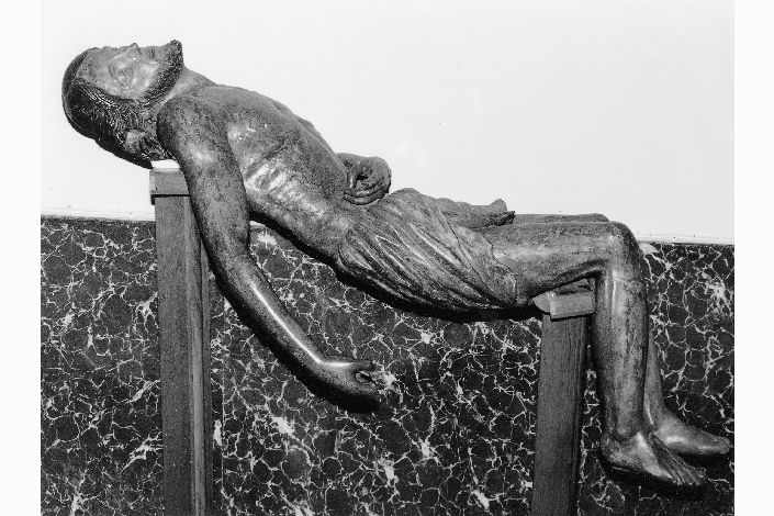 Cristo morto (statua) - bottega pugliese (fine/inizio secc. XVIII/ XIX)