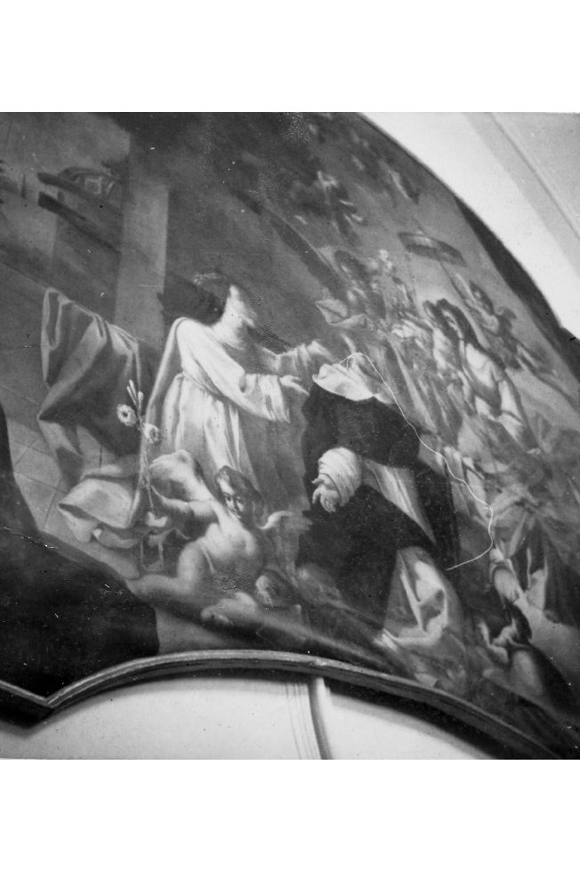 Madonna del Rosario (dipinto) di Carella Domenico Antonio (sec. XVIII)