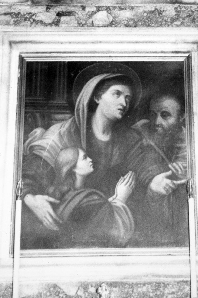 Maria Vergine bambina con Sant'Anna e San Gioacchino (dipinto) - ambito pugliese (sec. XIX)