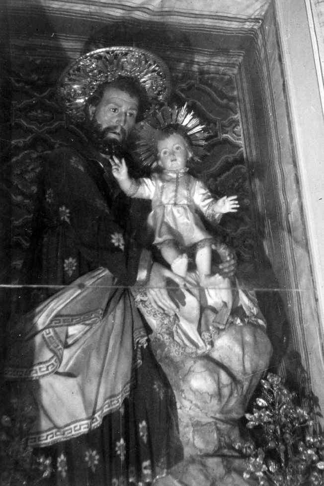 San Giuseppe con Bambino (statua) - ambito pugliese (seconda metà sec. XVIII)