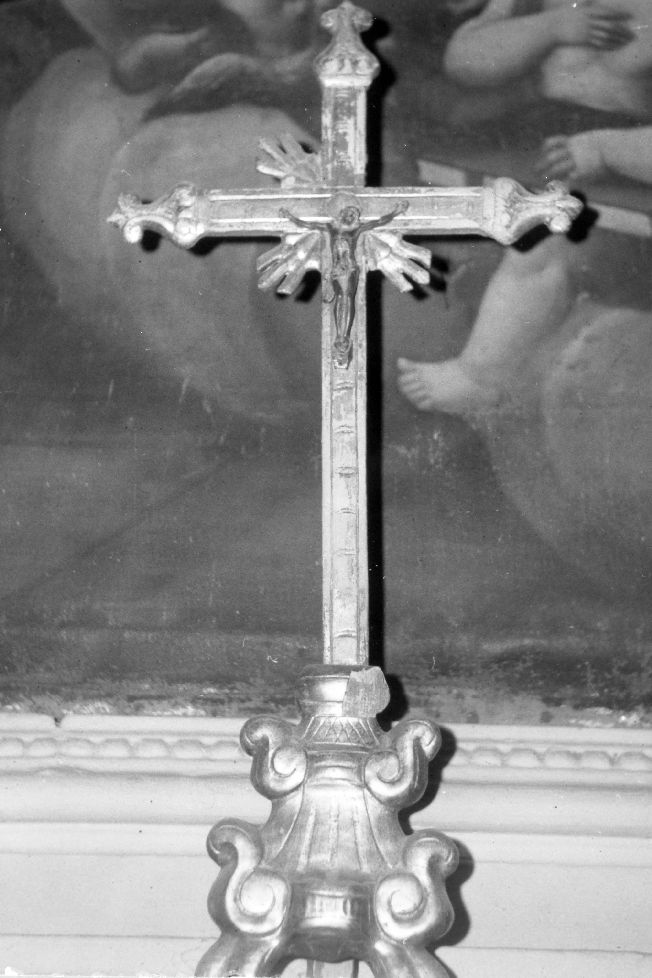 Cristo crocifisso (croce d'altare) - ambito pugliese (fine sec. XVIII)