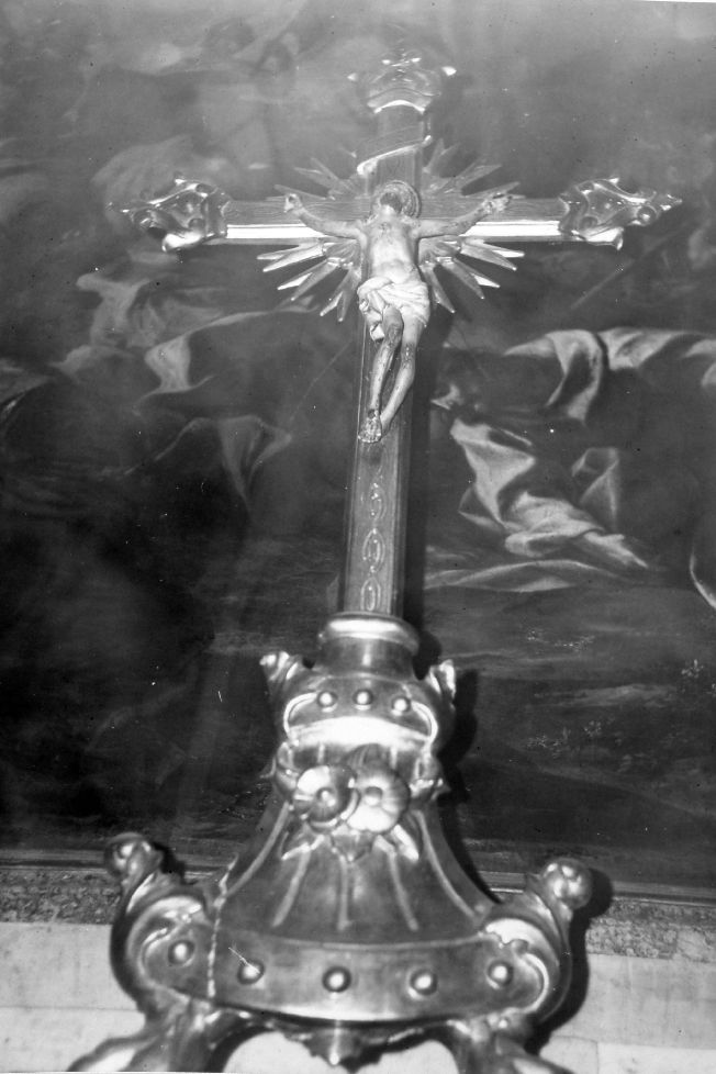 Cristo crocifisso (croce d'altare) - ambito pugliese (fine sec. XVIII)