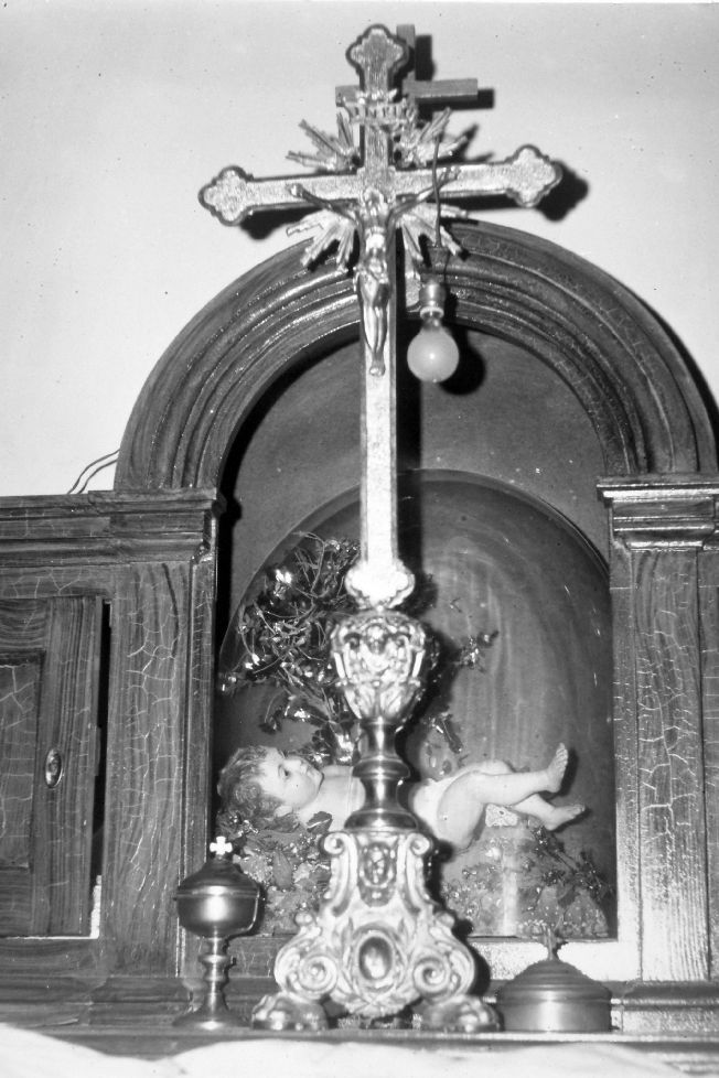 Cristo crocifisso (croce d'altare) - ambito pugliese (sec. XIX)