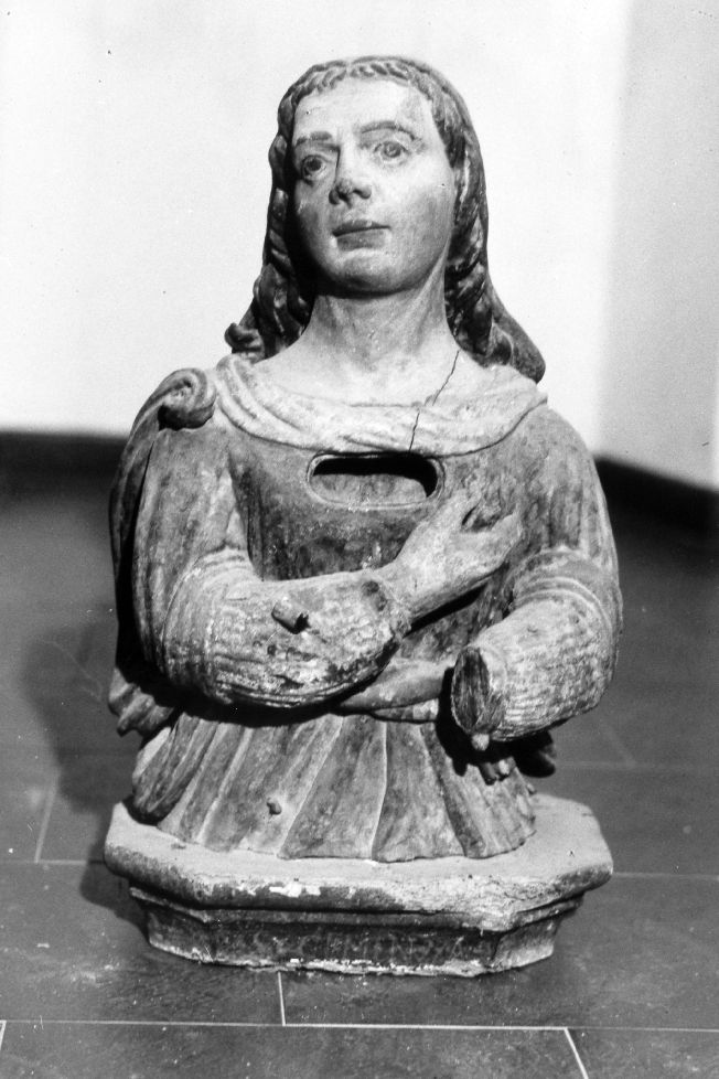 Santa Cimizza (reliquiario - a busto) - ambito Italia meridionale (prima metà sec. XVII)