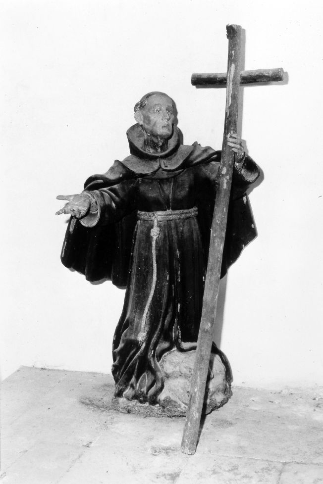 San Pietro d'Alcantara (statua) - ambito napoletano (secc. XVII/ XVIII)