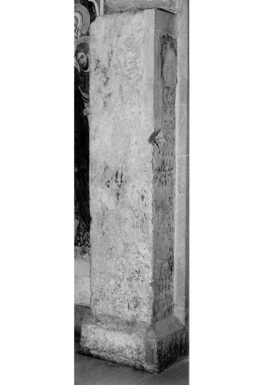 dipinto, frammento - ambito pugliese (secc. XIV/ XV)