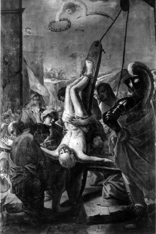 crocifissione di San Pietro (dipinto) di Pinca Domenico (sec. XVIII)