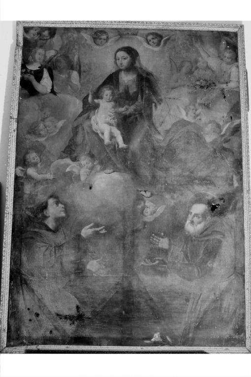 Madonna con Bambino e santi (dipinto) - ambito Italia meridionale (sec. XVII)