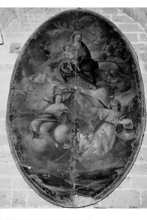 Madonna del Carmelo (dipinto) di Pinca Domenico (seconda metà sec. XVIII)