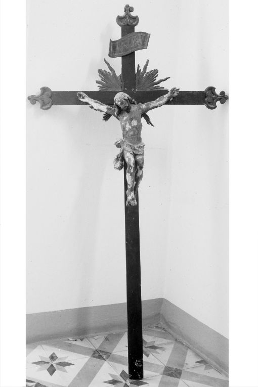 Cristo crocifisso (crocifisso) - ambito Italia meridionale (sec. XVIII)