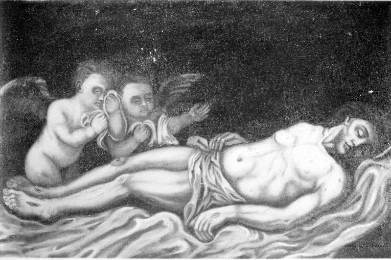 Cristo morto (dipinto) - ambito salentino (ultimo quarto sec. XVIII)
