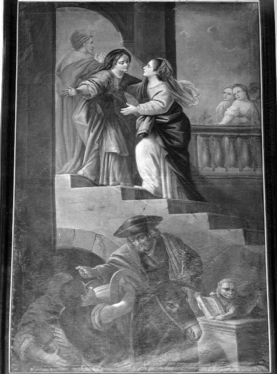 Visitazione (dipinto) di Pinca Domenico (ultimo quarto sec. XVIII)