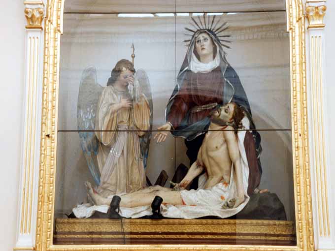 compianto sul Cristo morto (gruppo scultoreo) - ambito Italia meridionale (seconda metà sec. XIX)