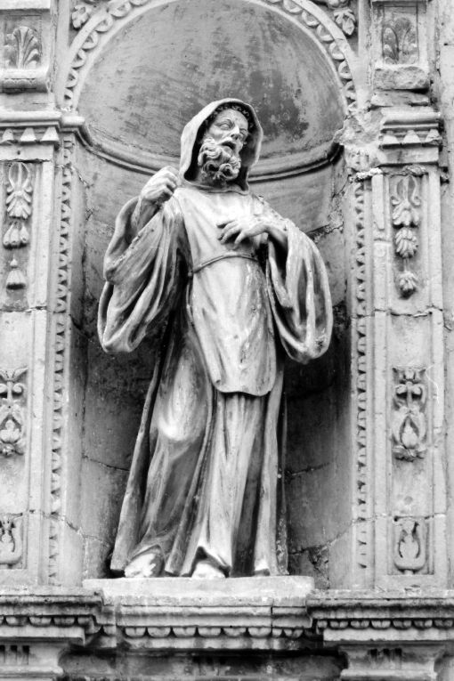 San Francesco di Paola (statua) - ambito salentino (primo quarto sec. XVIII)