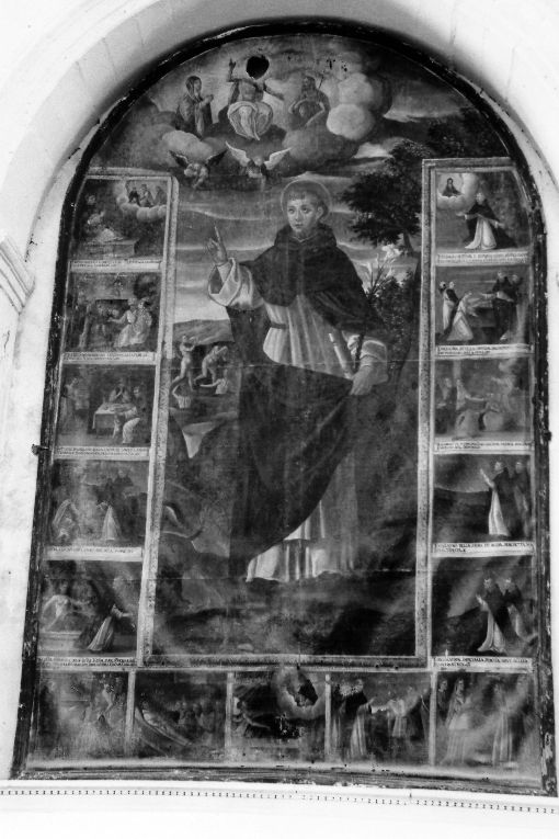 San Raimondo e scene della vita del Santo (dipinto) - ambito salentino (sec. XVII)