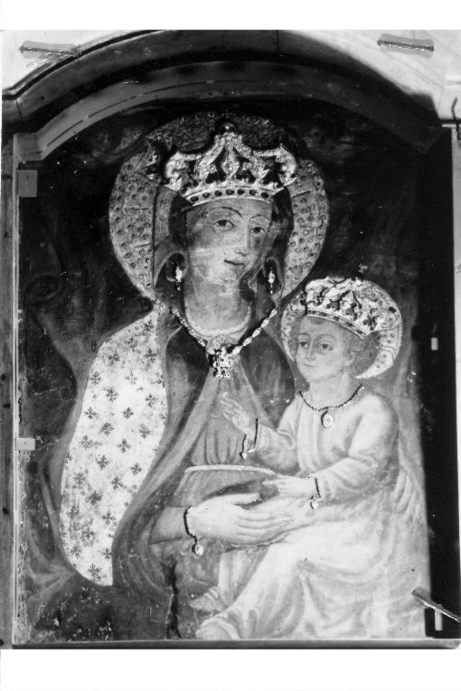 La Madonna del Campo, Madonna con Bambino (dipinto) - ambito Italia meridionale (sec. XIV)