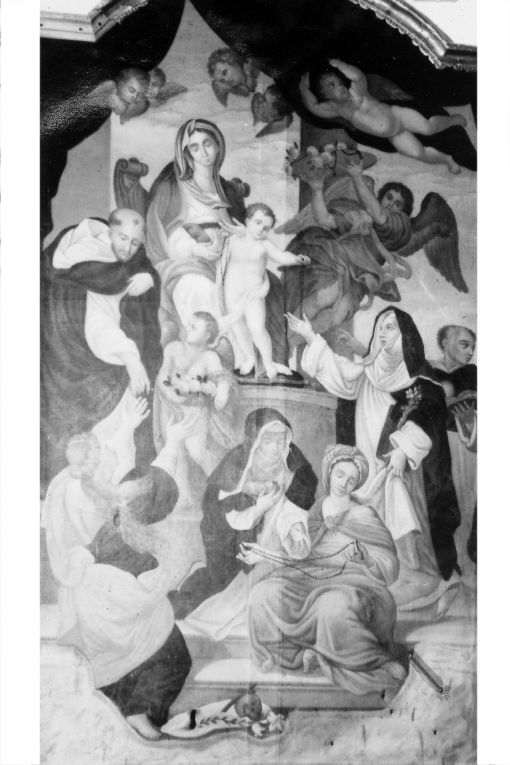 Madonna del Rosario (dipinto) - ambito Italia meridionale (sec. XVIII)
